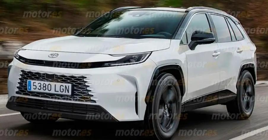 丰田全新一代RAV4内饰谍照曝光,明年上半年首发亮相